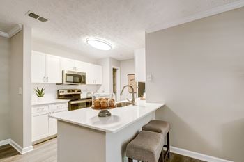 Spacious kitchens